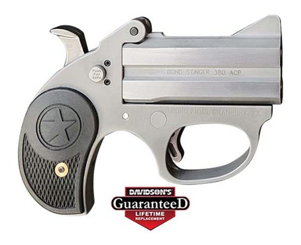 Bond Arms BASRS Stinger 380 ACP 2rd 2.5in Matte Stainless Barrel, Anodized view 3