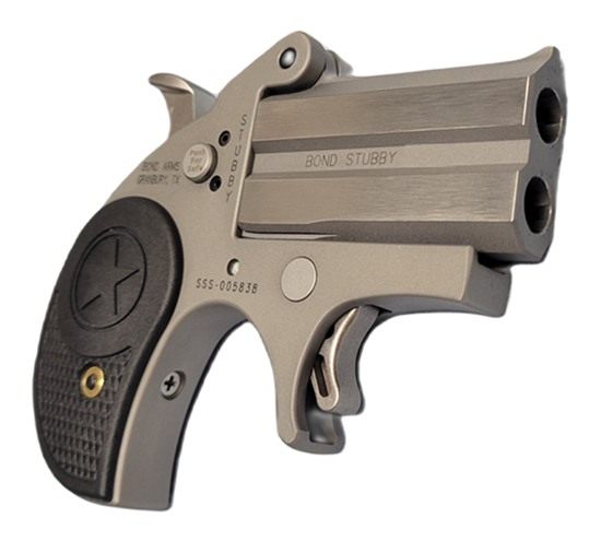 Bond Arms Bastb Stubby 22 LR 2rd Shot 2.20in Matte Stainless Steel Black Te view 2
