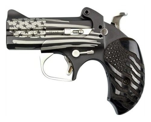 Bond Arms Old Glory Handgun .45/410 2rd Capacity 3.5in Barrel Black Flag Dr