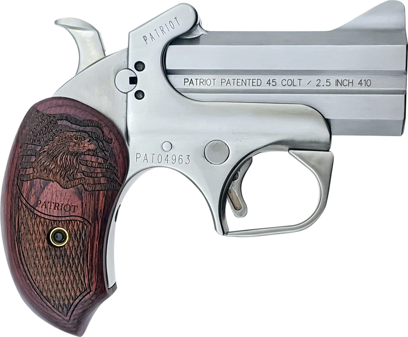 Bond Arms BAPA Patriot 45 Colt (LC)/410 Gauge 2rd 3in Stainless Steel Doubl
