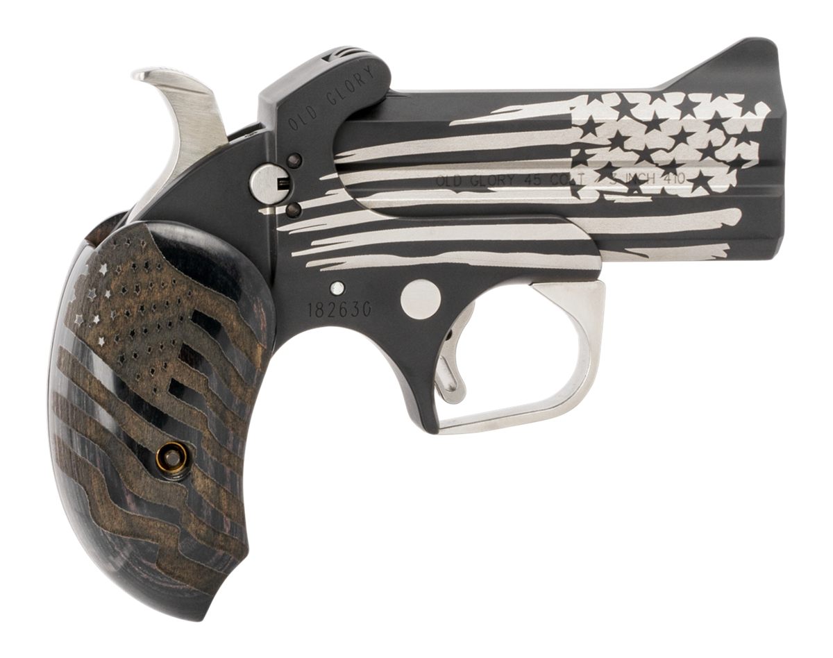 Bond Arms BAOG Old Glory 45 Colt (LC)/410 Gauge 2rd 3.50in Stainless Double