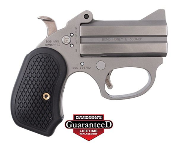 Bond Arms BAHB Honey B 380 ACP 2rd Shot 3in Matte Stainless Steel Black Ext view 5