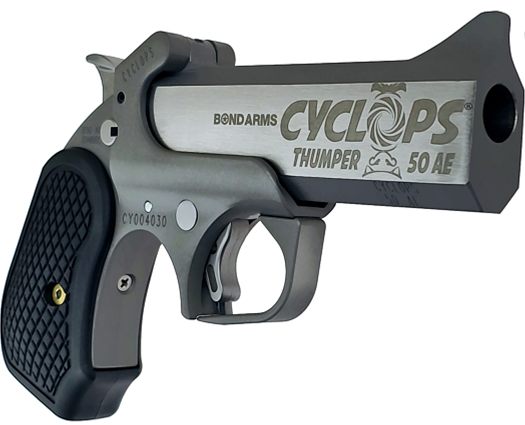 Bond Arms BACY Cyclops Thumper 50 AE 1 Shot 4.25in Black/SS Stainless Steel view 2