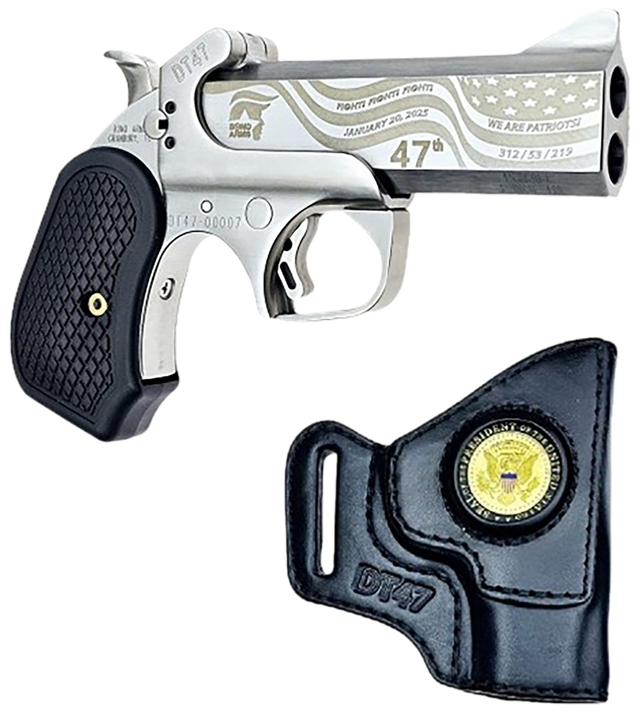 Bond Arms BADT47-Satin DT47 Trump Limited Edition 45 Colt (Long Gauge 2 Sho