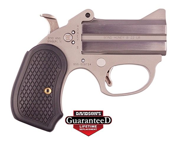 Bond Arms BAHB Honey B 22 LR 2rd Shot 3in Matte Stainless Steel Black Exten view 4