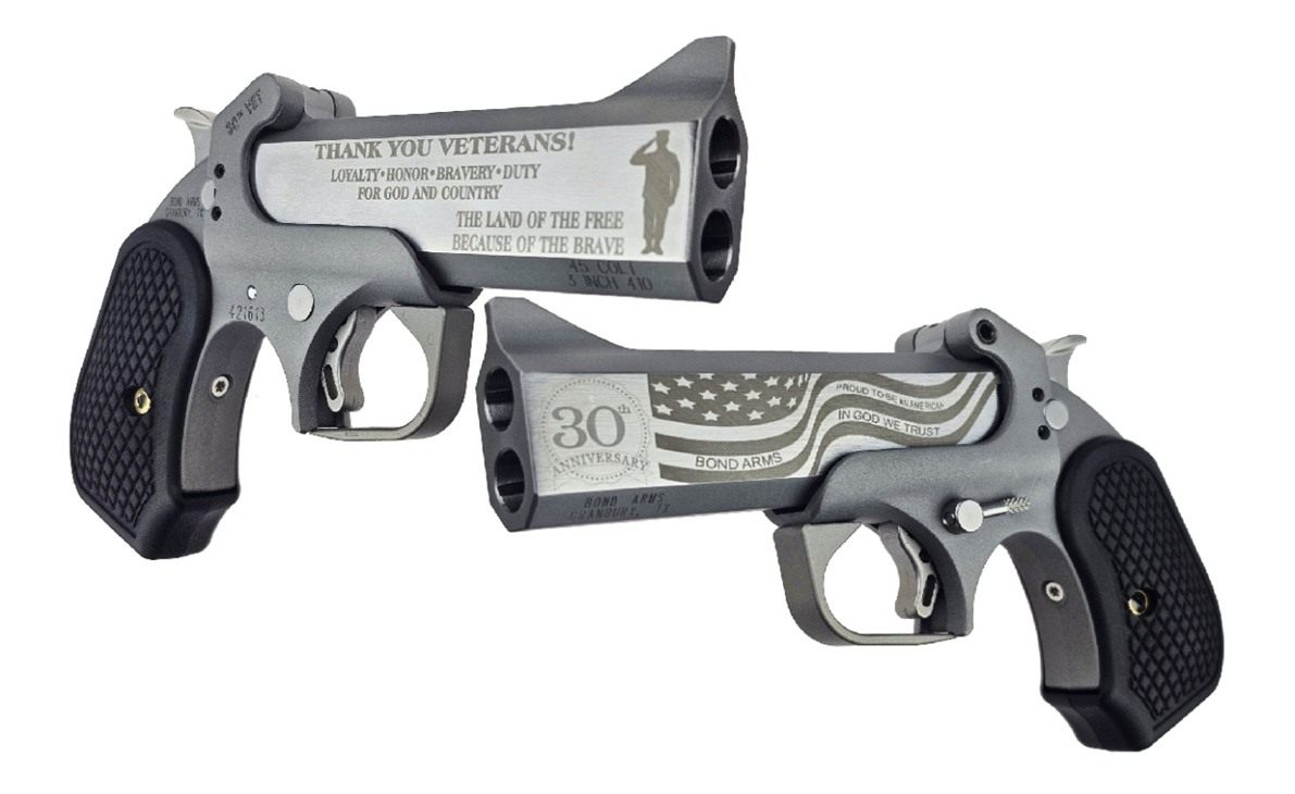 Bond Arms BA30THVET-45LC/410 30th Vet 45 Colt (Long Gauge 2 Shot 4.25in Eng view 2