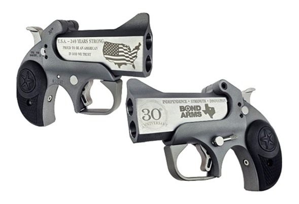 Bond Arms BA30TH-45LC/410 30th Anniversary 45 Colt (Long Gauge 2 Shot 3in E view 4