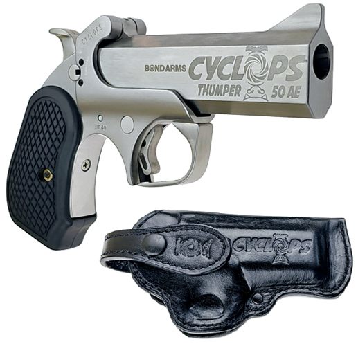 Bond Arms Cyclops Satin Package Handgun .50 AE Single Shot 4.25in Barrel wi