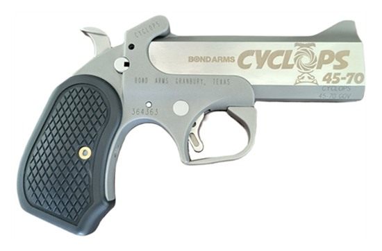 Bond Arms BACY Cyclops 45-70 Gov 1rd Shot 4.25in Stainless Steel Barrel Mat view 2