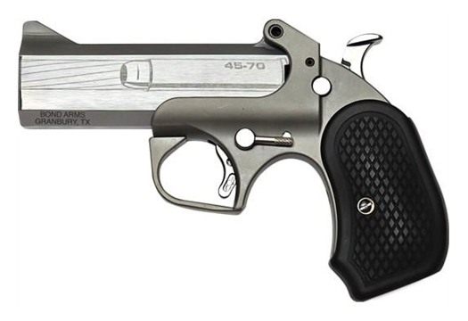 Bond Arms BACY Cyclops 45-70 Gov 1rd Shot 4.25in Stainless Steel Barrel Mat view 3