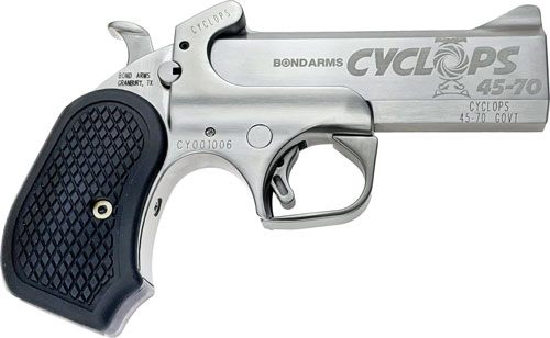 Bond Arms BACY Cyclops 45-70 Gov 1rd Shot 4.25in Stainless Steel Barrel Mat view 4