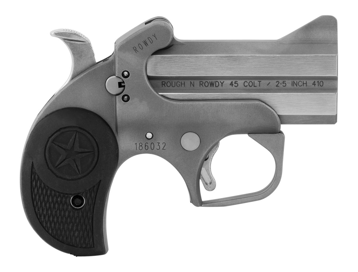 Bond Arms BARW Rowdy 45 Colt (LC)/410 Gauge 2rd 3in Polished Stainless Stee