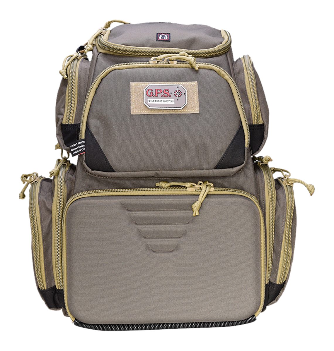 GPS Bags 1611SC Sporting Clays Backpack Olive w/Visual ID Storage System, L