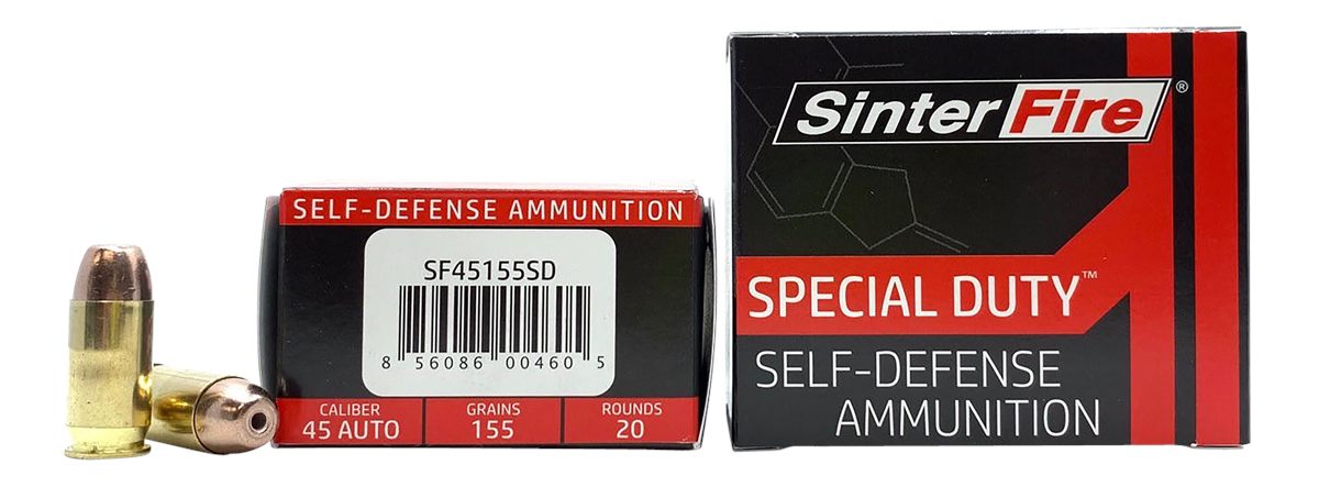 Sinterfire SF45155SD Special Duty (SD) 45ACP 155gr Lead Free Frangible Holl