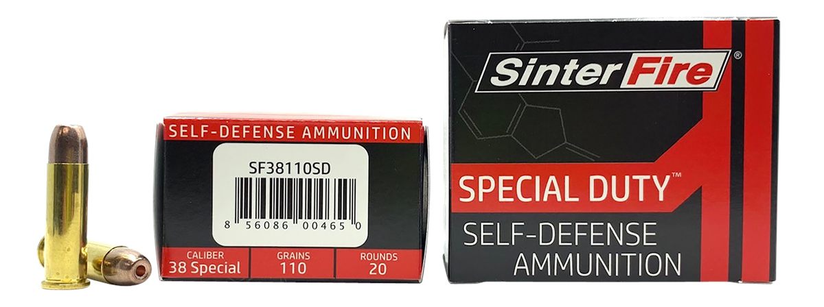 Sinterfire SF38110SD Special Duty (SD) 38 110gr Lead Free Frangible Hollow