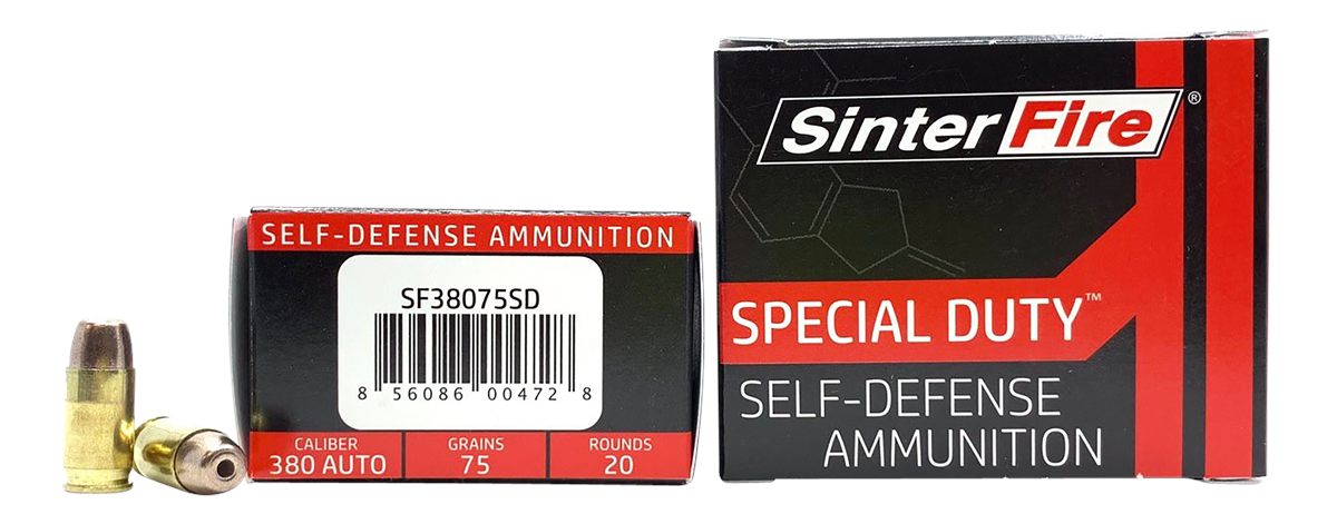 Sinterfire SF38075SD Special Duty (SD) 380ACP 75gr Lead Free Frangible Holl