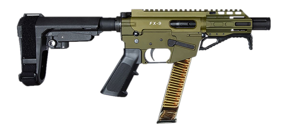 Freedom Ordnance FX9P4S-ODG 9mm Luger 31+1 4in Green
