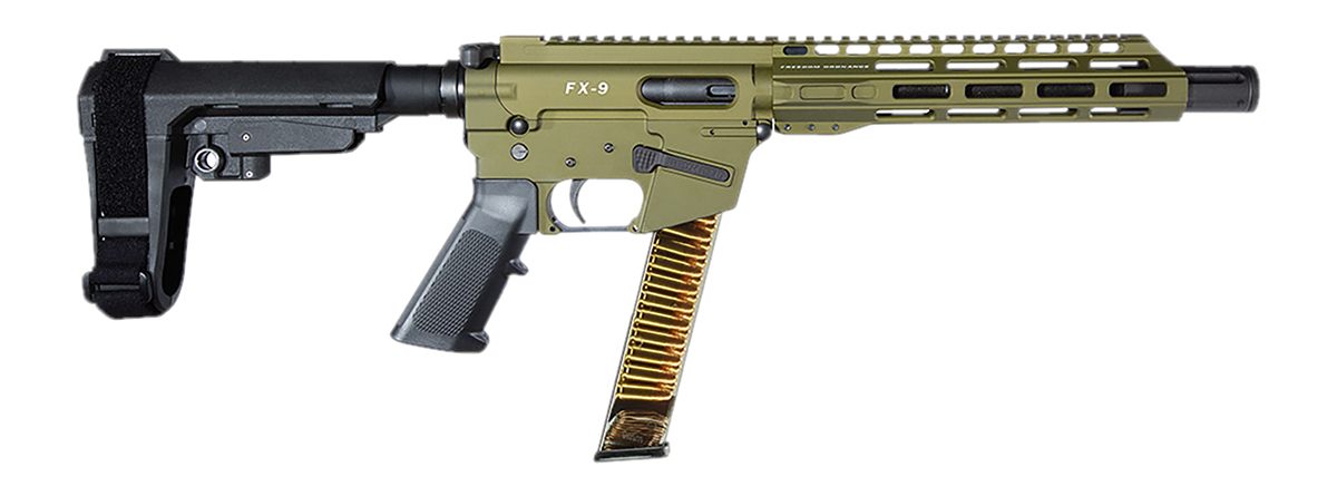 FREEDOM ORDNANCE FX9P10S-ODG FX9P  9mm Luger 31+1 10" OD Green