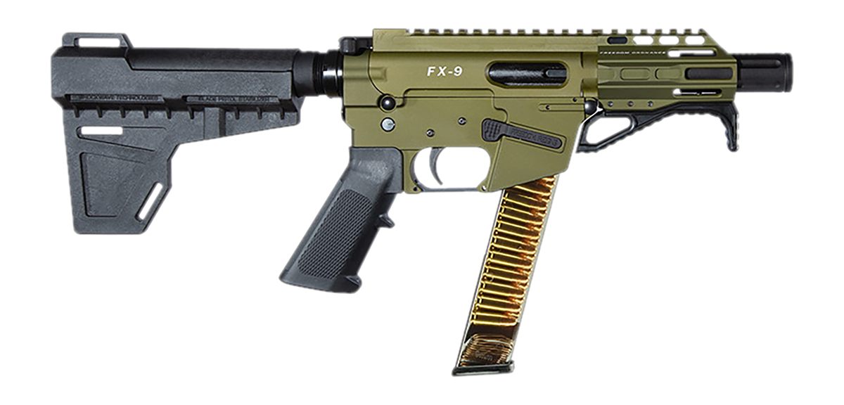 FREEDOM ORDNANCE FX9P4-ODG FX9P  9mm Luger 31+1 4" OD Green
