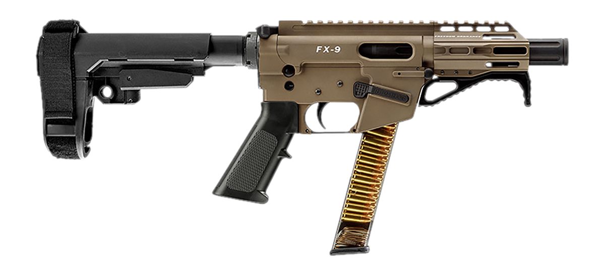 Freedom Ordnance FX9P4S-FDE 9mm Luger 31+1 4in Flat Dark Earth