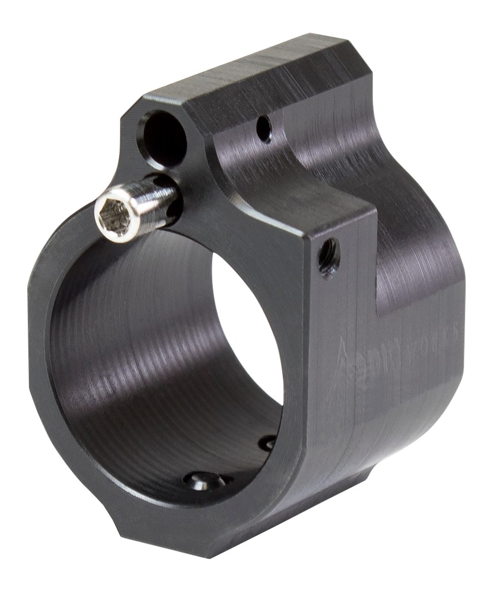 Odin Works Gbadj Gas Block Low Profile .750in Black Nitride Carbon Steel