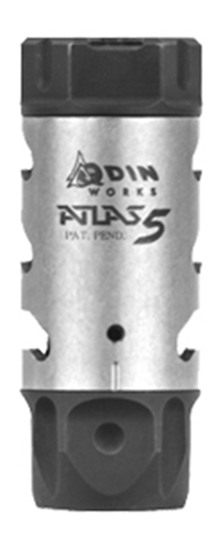 Odin Works MBATLAS5 Atlas Compensator 1/2-28 Threads 2.56in OAL 1in Diamete view 2