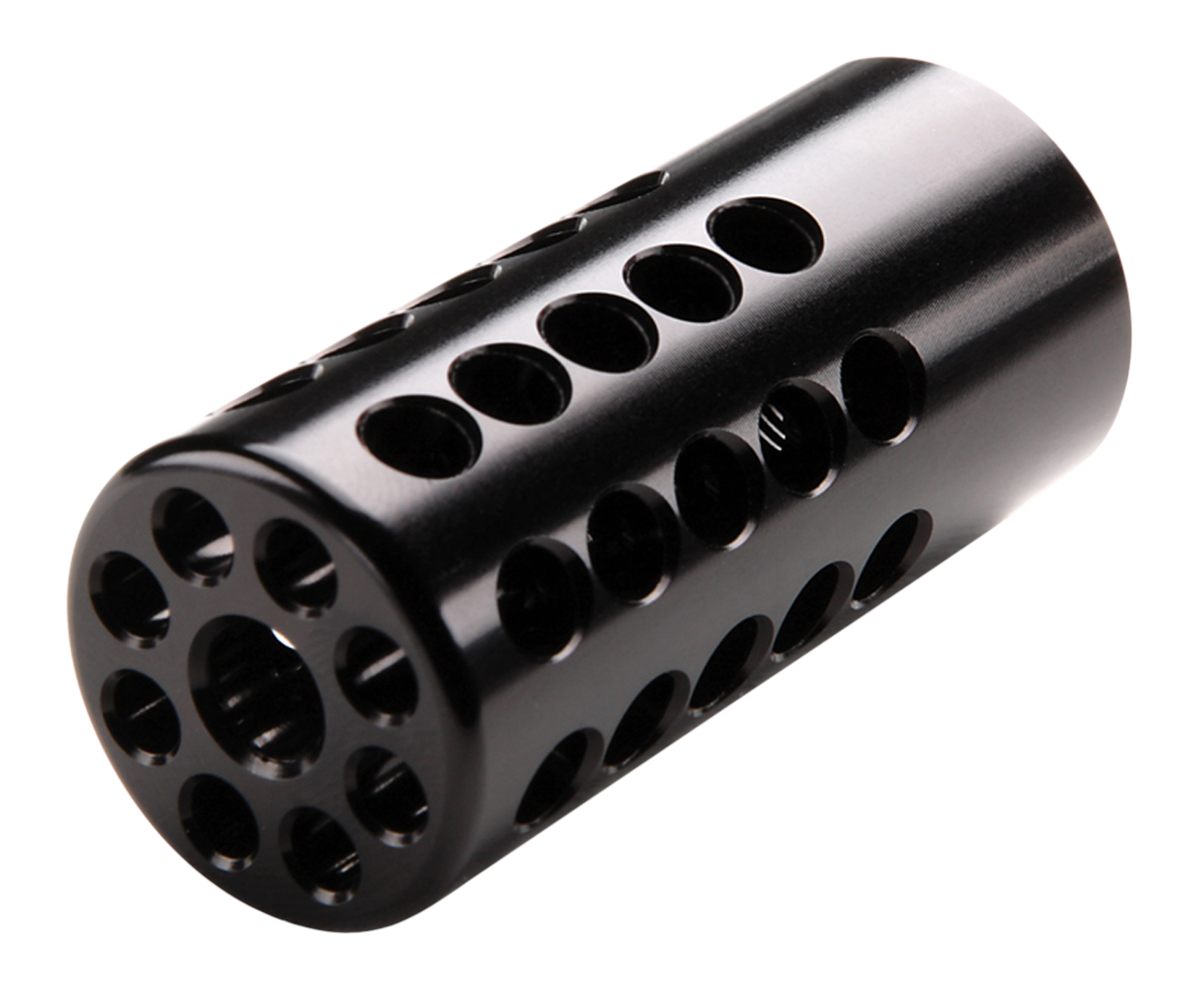 Tactical Solutions 1022CMPBLK X-Ring Compensator Black Gloss Aluminum with