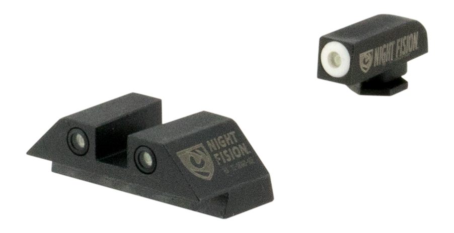 Night Fision Tritium Sight Set Compatible with Glock 17/17L/19/22-28/31-35/ view 2
