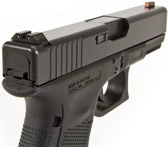Night Fision Tritium Sight Set Compatible with Glock 17/17L/19/22-28/31-35/ view 2