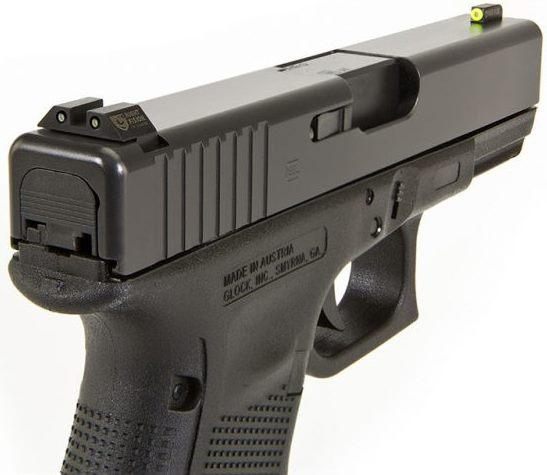 Night Fision Tritium Sight Set Compatible with Glock 17/17L/19/22-28/31-35/ view 2