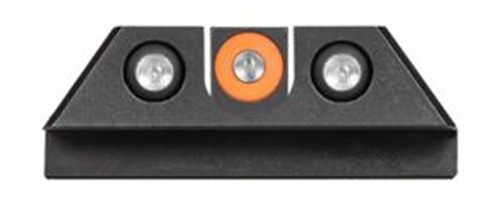 Night Fision Tritium Sight Set Compatible with Glock 42/43/43X, Orange Fron view 3