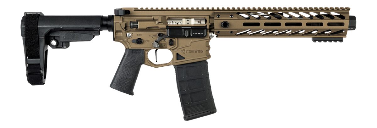 Nemo Arms BL-556-8P Battle-Light Nato 30+1 8in Threaded Barrel, Burnt Bronz