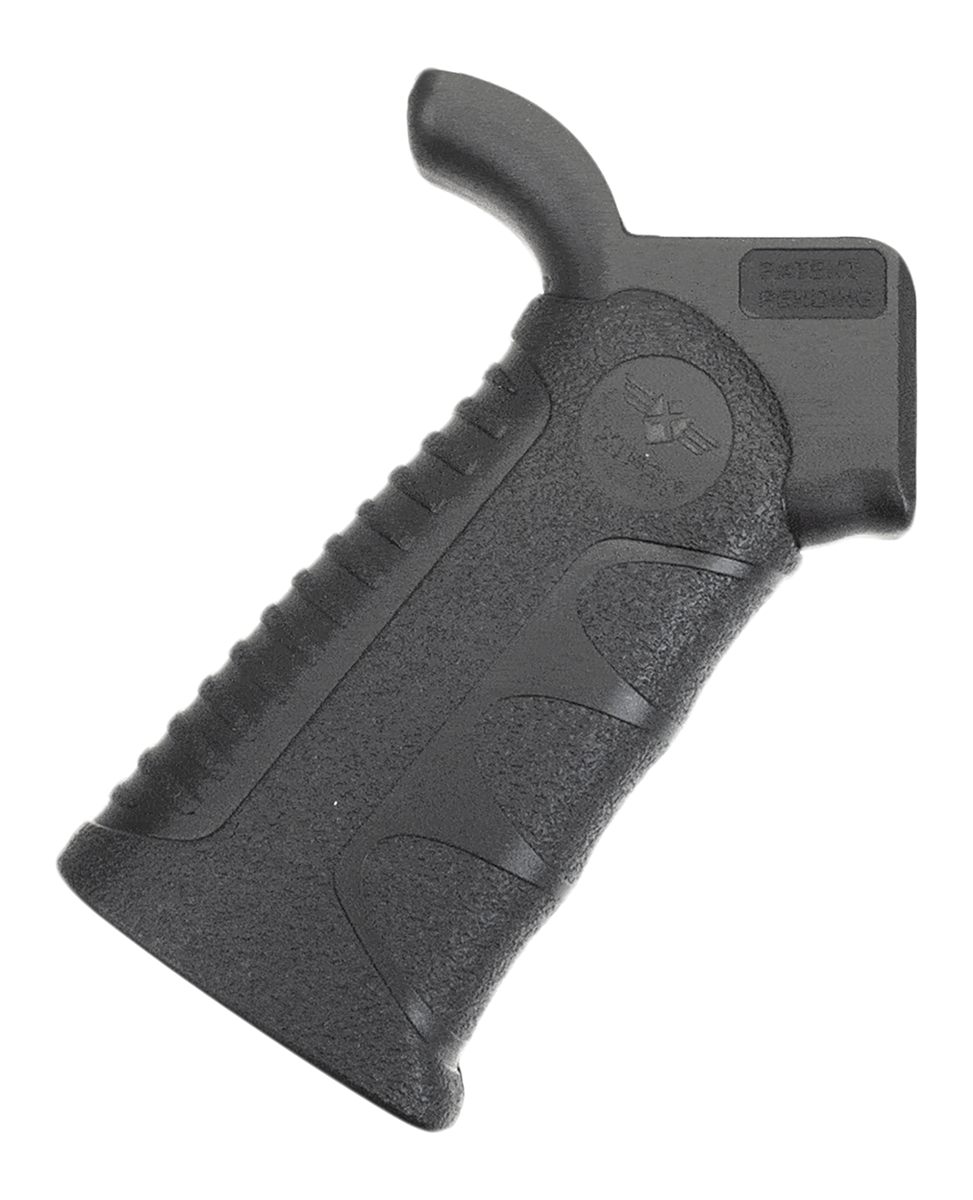 Xtech Tactical XTT117BLKATG2.0 Adjustable Grip Black Polymer Fits AR-15
