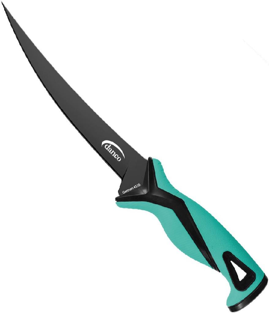 Danco PRO Series 7in Fillet Knife Seafoam Stainless Steel W/Nylon Sheath