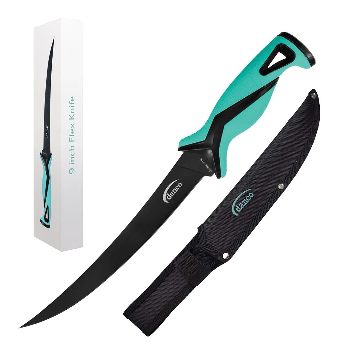 Danco Pro Series 9in Fillet Knife | Full Tang German G4116 Stainless-Steel