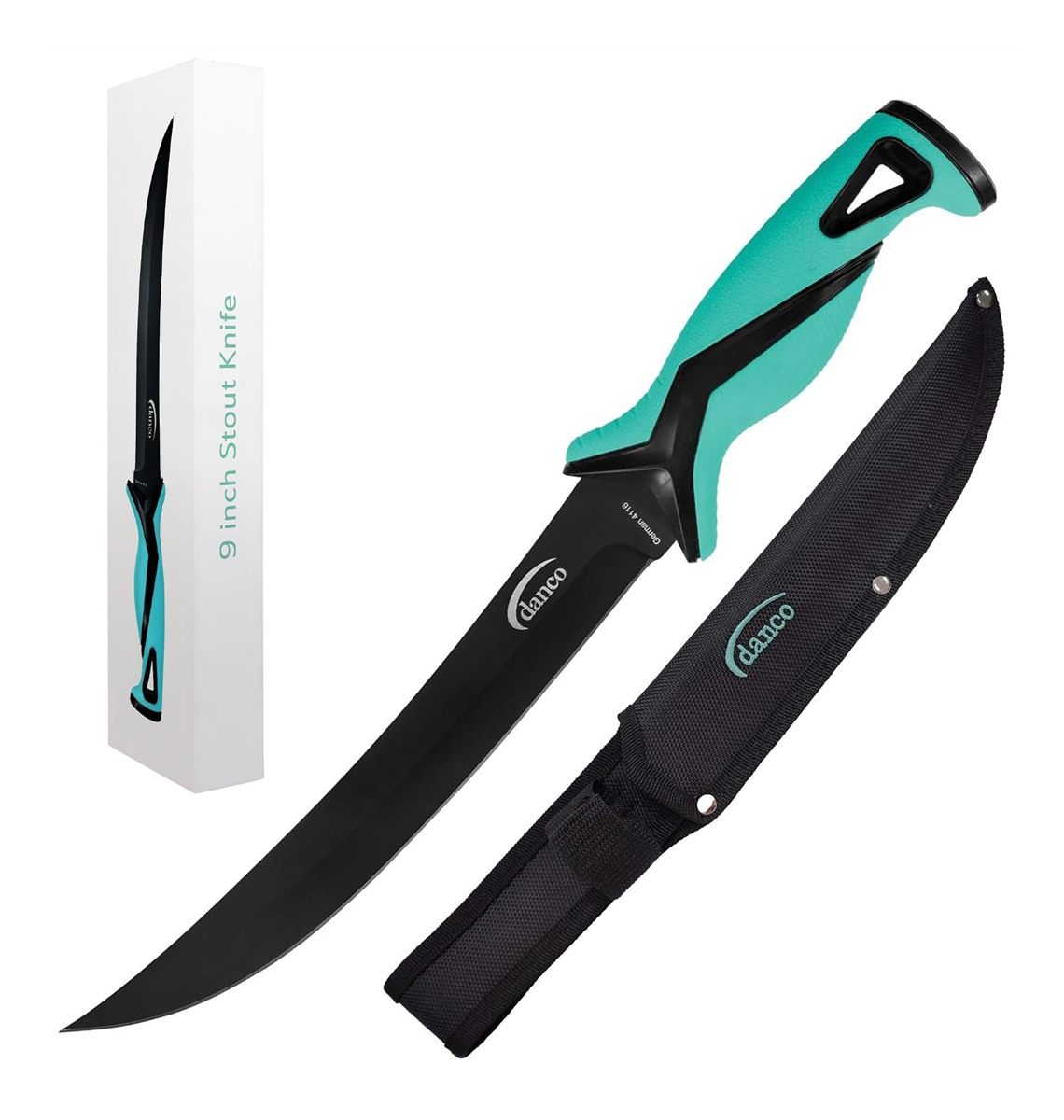 Danco Pro Series 9in Stout Knife | Full Tang German G4116 Stainless-Steel B