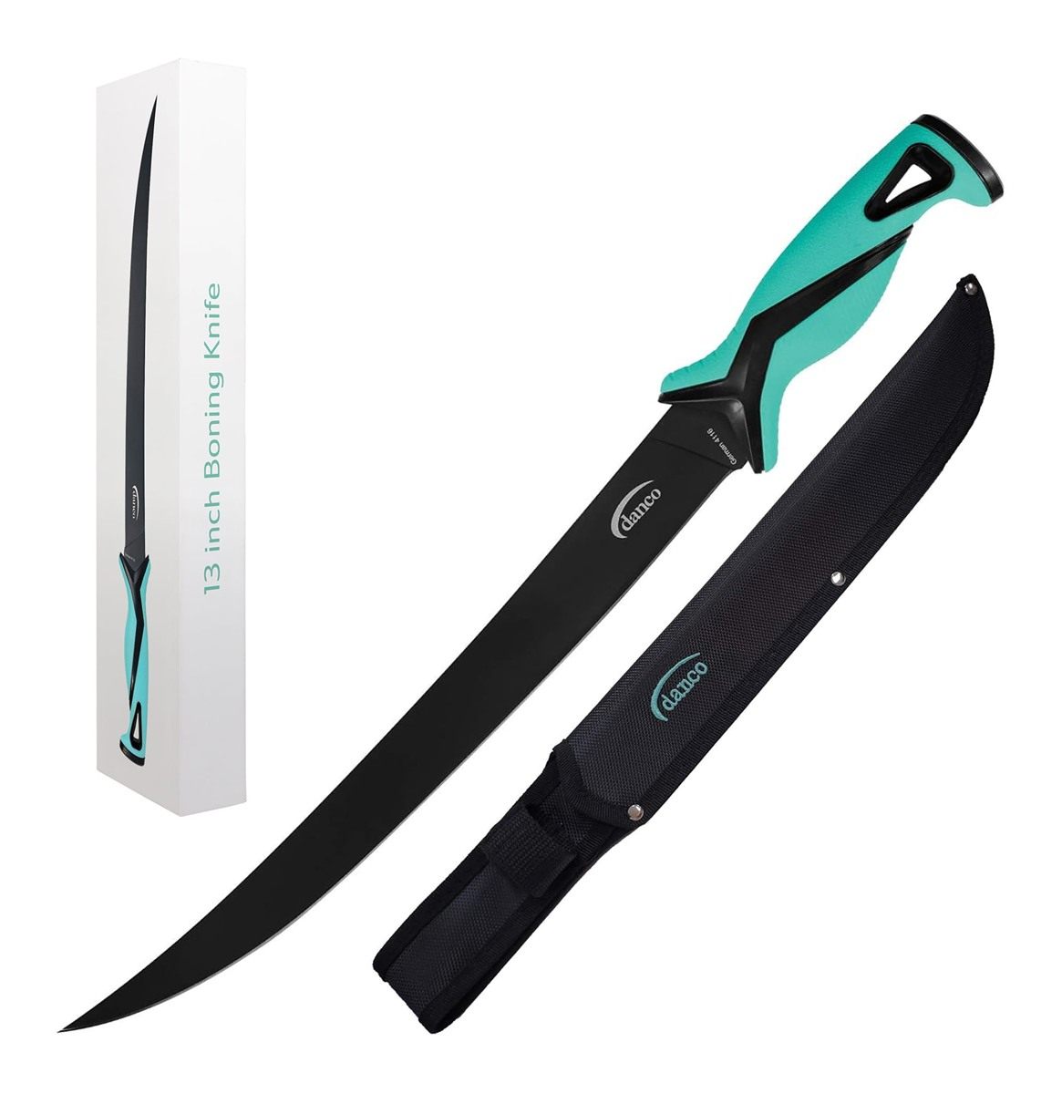 Danco Pro Series 13in Boning Knife | Full Tang German G4116 Stainless-Steel