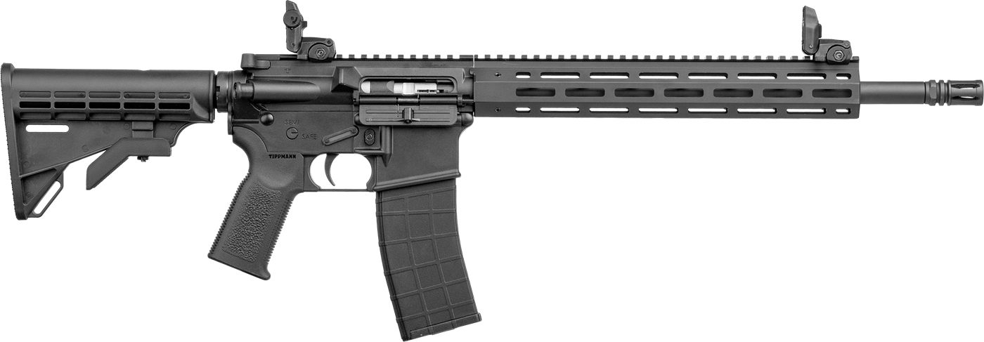 Tippmann Arms A101032 M4 Elite MSR 22 LR 25+1 16in Black Parkerized Threade