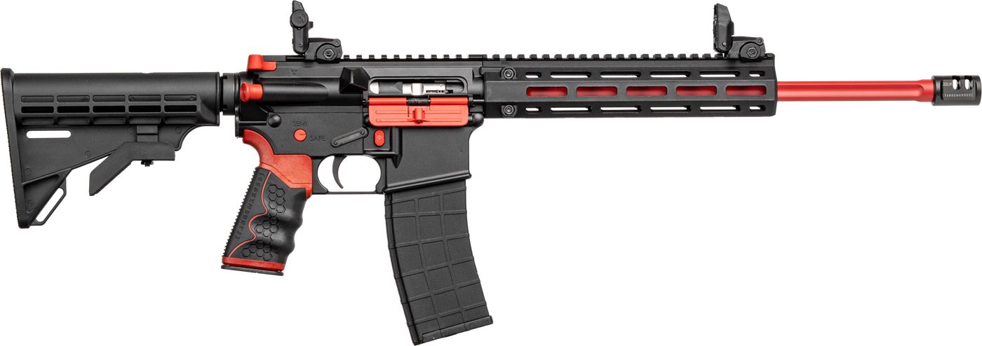 Tippmann Arms A101111 M4 Redline MSR 22 LR 25+1 16in Parkerized Fluted Thre