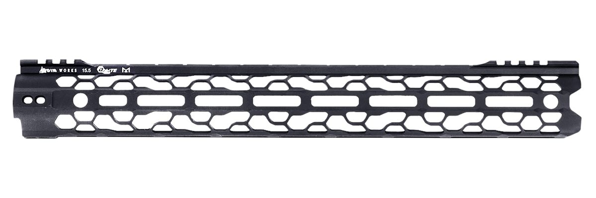 Odin Works F15MLO2 02 Lite M-LOK Forend-15.5in Black Aluminum, Mounting Har