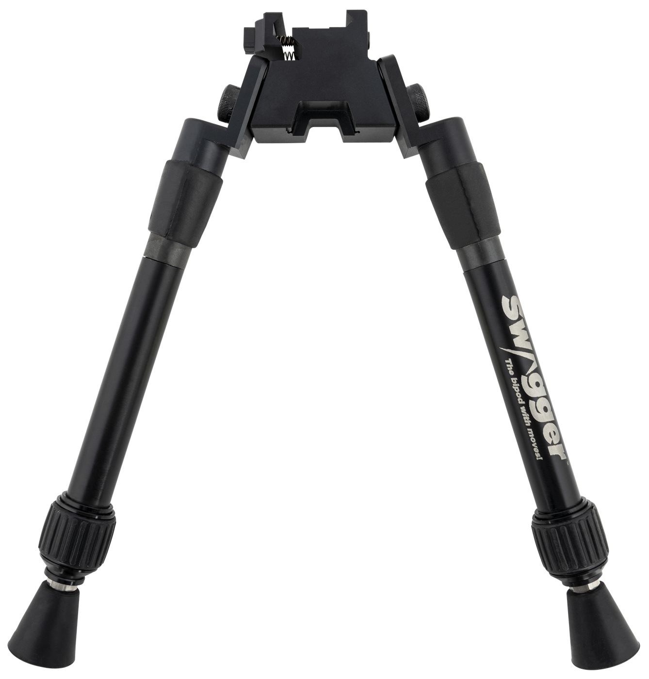 Swagger SWAGBPSEA12 Sea12 Extreme Angle Bipod with Black Finish, Picatinny