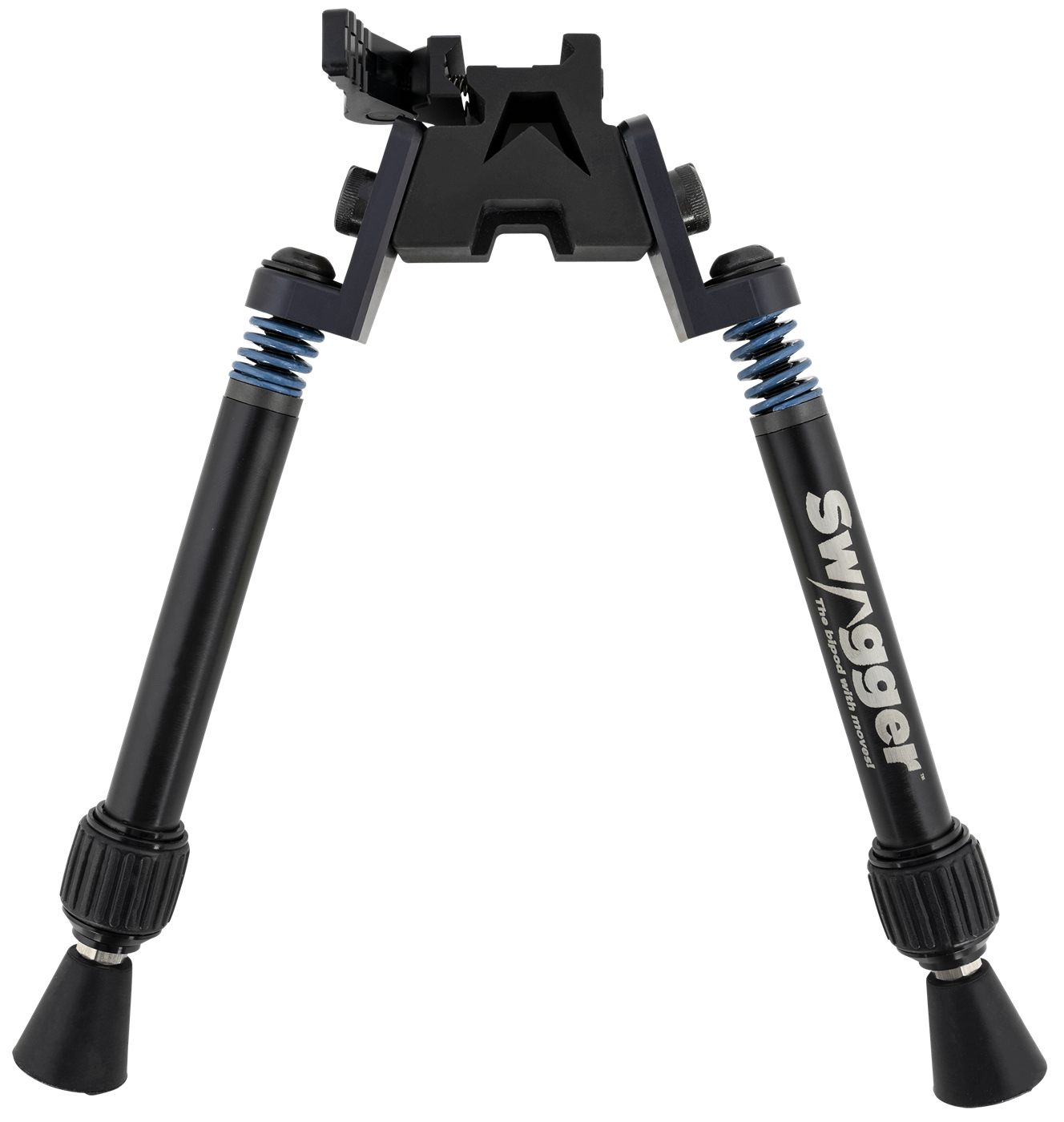 Swagger SWAGBPSFR10 SFR10 Flex to Rigid QD Bipod with Black Finish, Picatin