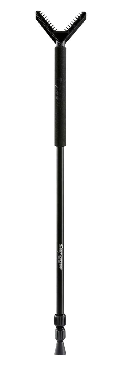 Swagger SWAGSTICK61 Shooting Stick Monopod, 24-61in Adjustment, Black
