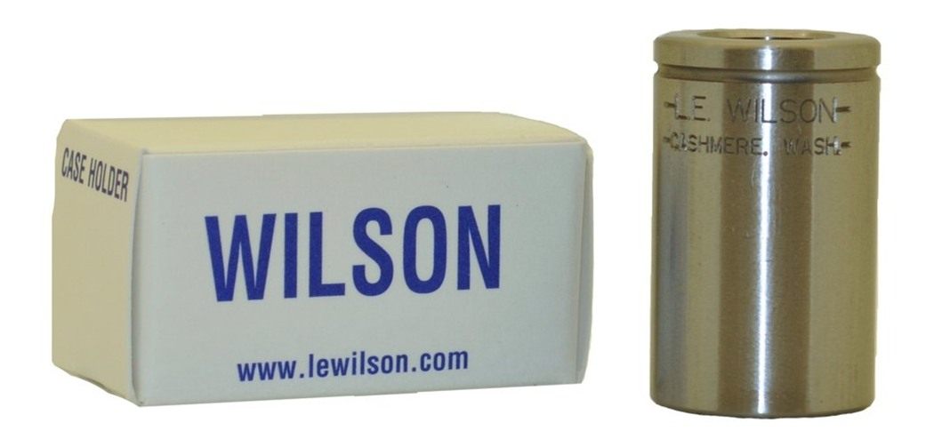 L.E. Wilson CH-338LA Case Holder for 30/338 Lapua Trimmer, Polished Steel
