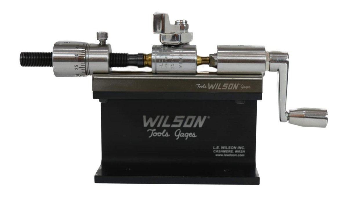 L.E. Wilson CT-SSKIT Case Trimmer Kit Stainless Steel with Micro Adjustment