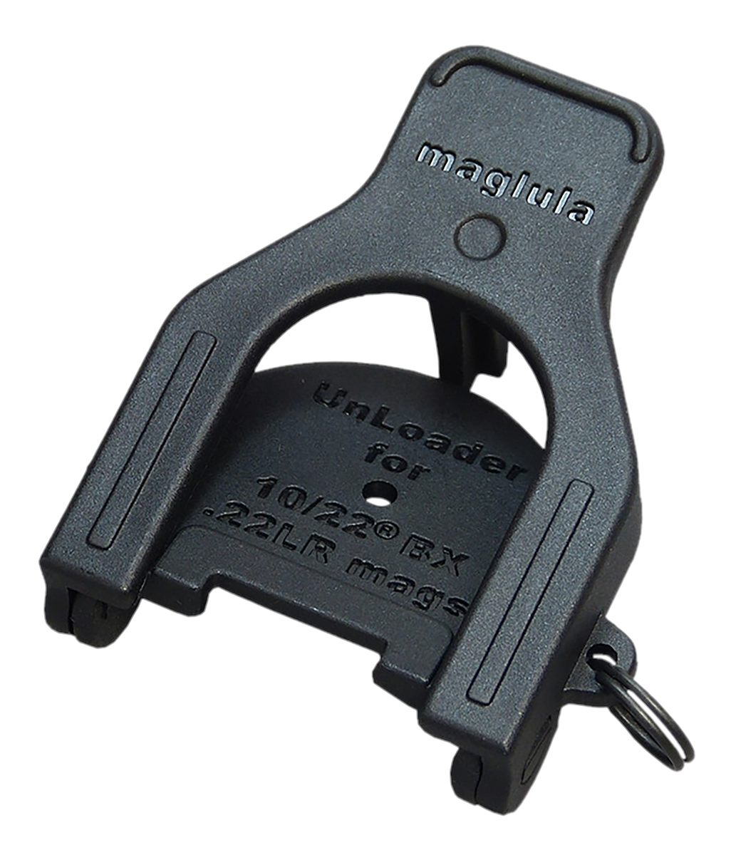 Maglula LU32B Unloader Made of Polymer with Black Finish for 22 LR Ruger 10