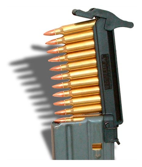 Maglula SL50B StripLULA made of Black Polymer for 5.56x45mm Nato AR-15 Hold view 4