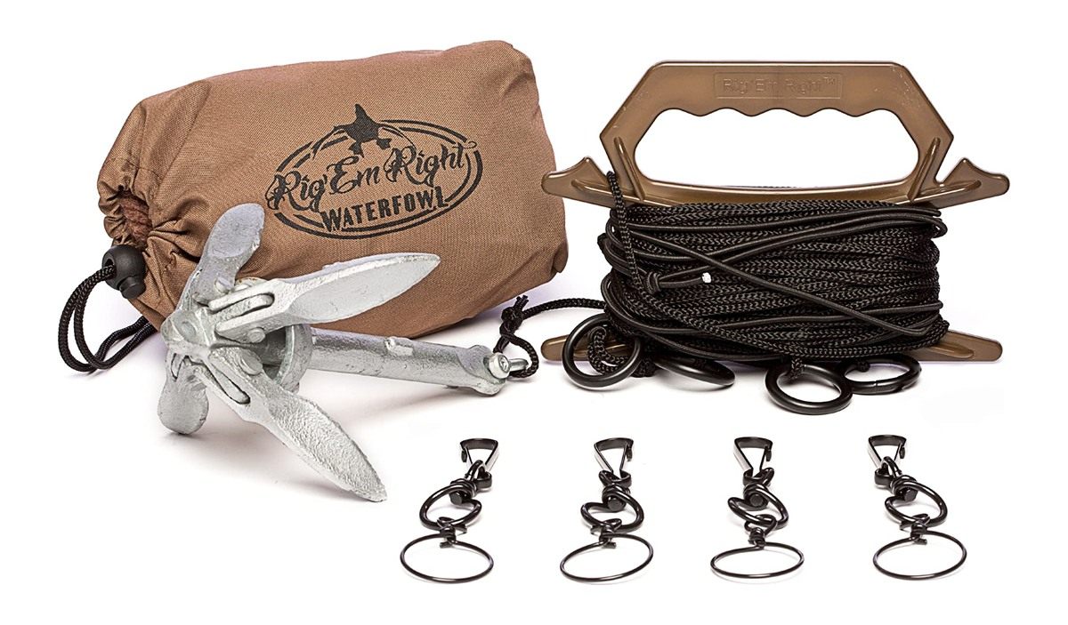 Rig Em Waterfowl Step-Up Jerk Decoy Ultimate Motion Device for Duck Hunting