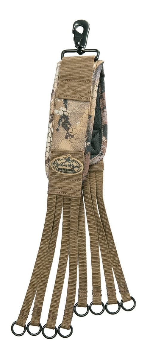 Rig Em Waterfowl Non-Slip Leg Band Bird Hunting Game Strap with Loop Style