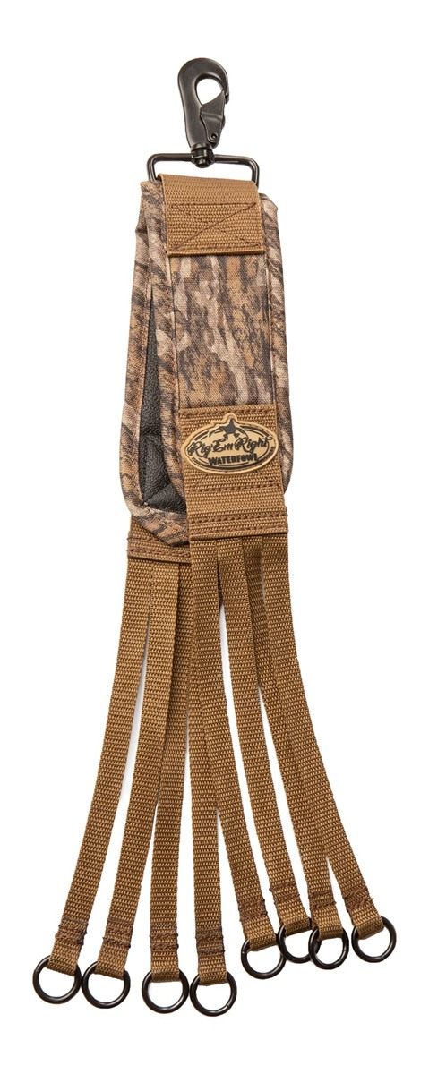 Rig Em Waterfowl Non-Slip Leg Band Bird Hunting Game Strap with Loop Style
